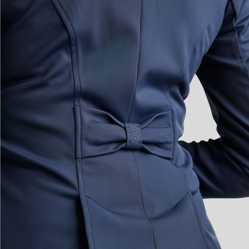 Korte dressuurfrack Softshell Marineblauw