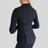 Korte Frack MoDarla Softshell Gunmetal Crystals Zwart Korte Frack MoDarla Softshell Gunmetal Crystals Zwart
