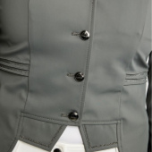 Korte frack MoKylie Softshell Gun Metal Crystals Grijs Korte frack MoKylie Softshell Gun Metal Crystals Grijs