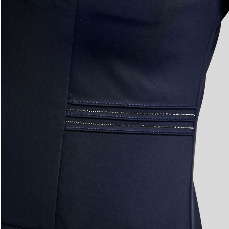 Korte frack MoKylie Softshell Gun Metal Crystals Marineblauw