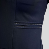 Korte frack MoKylie Softshell Gun Metal Crystals Marineblauw Korte frack MoKylie Softshell Gun Metal Crystals Marineblauw