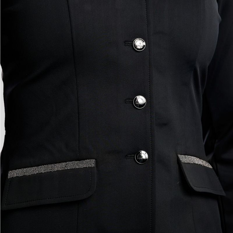 Wedstrijdjas MoGloria Softshell Caviar Tape Zwart