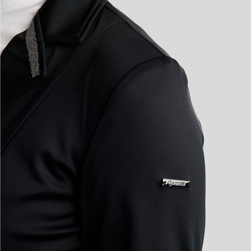 Wedstrijdjas MoGloria Softshell Caviar Tape Zwart