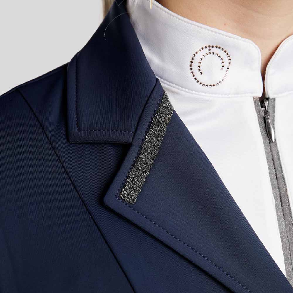 Wedstrijdjas MoGloria Softshell Caviar Tape Marineblauw