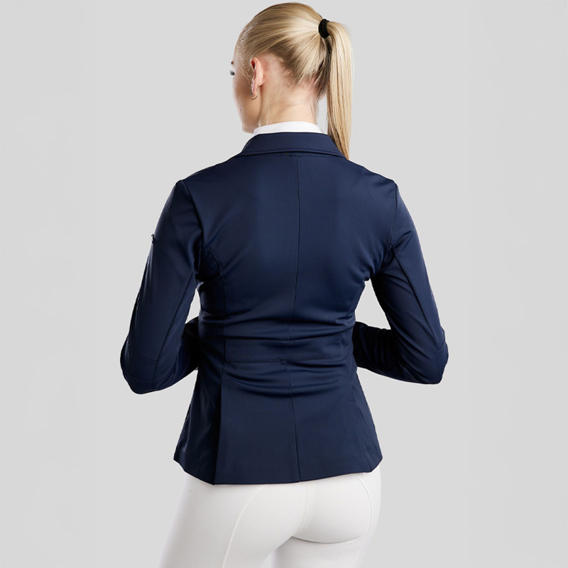 Wedstrijdjas MoGloria Softshell Caviar Tape Marineblauw