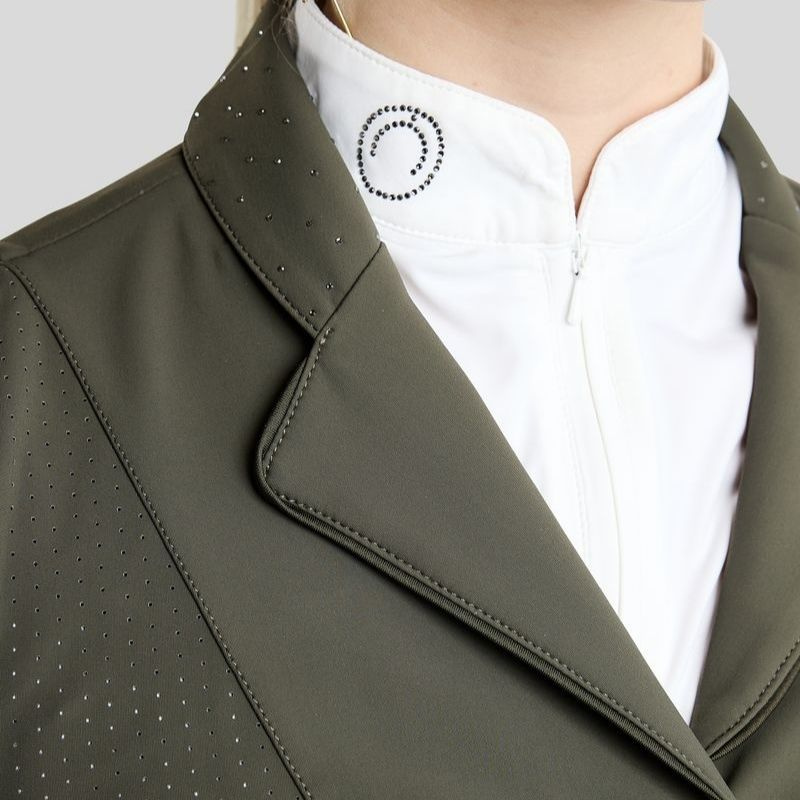 Wedstrijdjas MoZida Refined Lasercut Forest Green