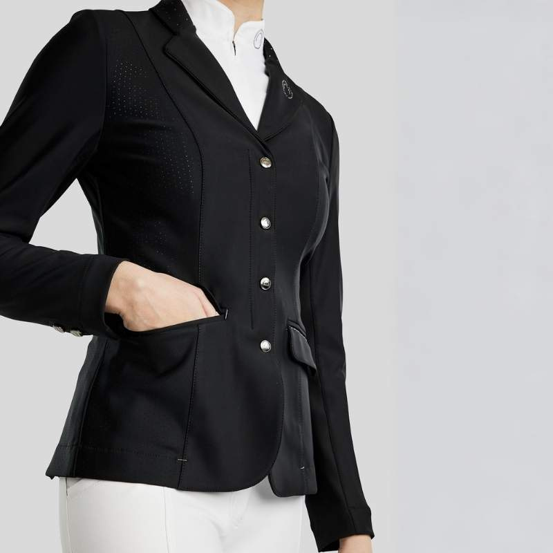 Wedstrijdjas MoZida Refined Lasercut Zwart