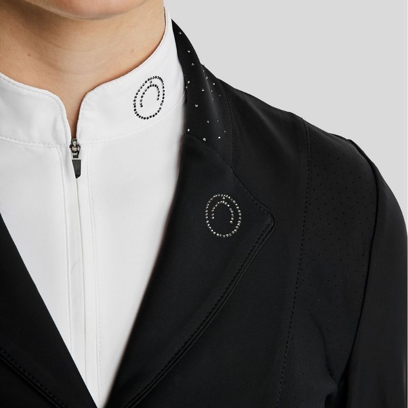 Wedstrijdjas MoZida Refined Lasercut Zwart