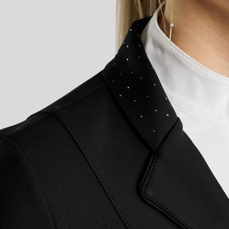 Wedstrijdjas MoZida Refined Lasercut Zwart