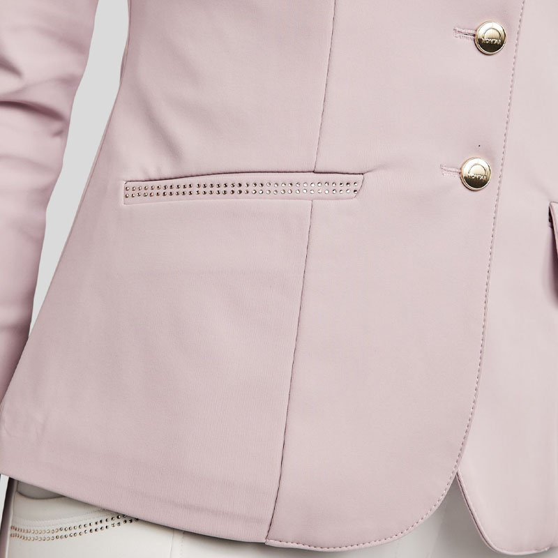 Wedstrijdjas MoBlair Softshell Champagne Crystals Cheeky Pink