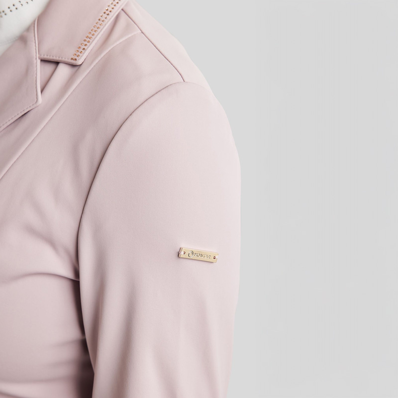 Wedstrijdjas MoBlair Softshell Champagne Crystals Cheeky Pink