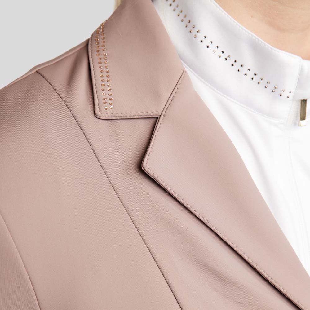 Wedstrijdjas MoBlair Softshell Champagne Crystals Blush