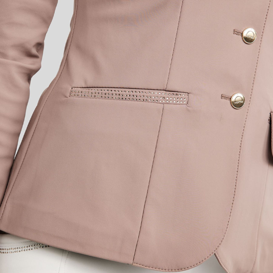 Wedstrijdjas MoBlair Softshell Champagne Crystals Blush