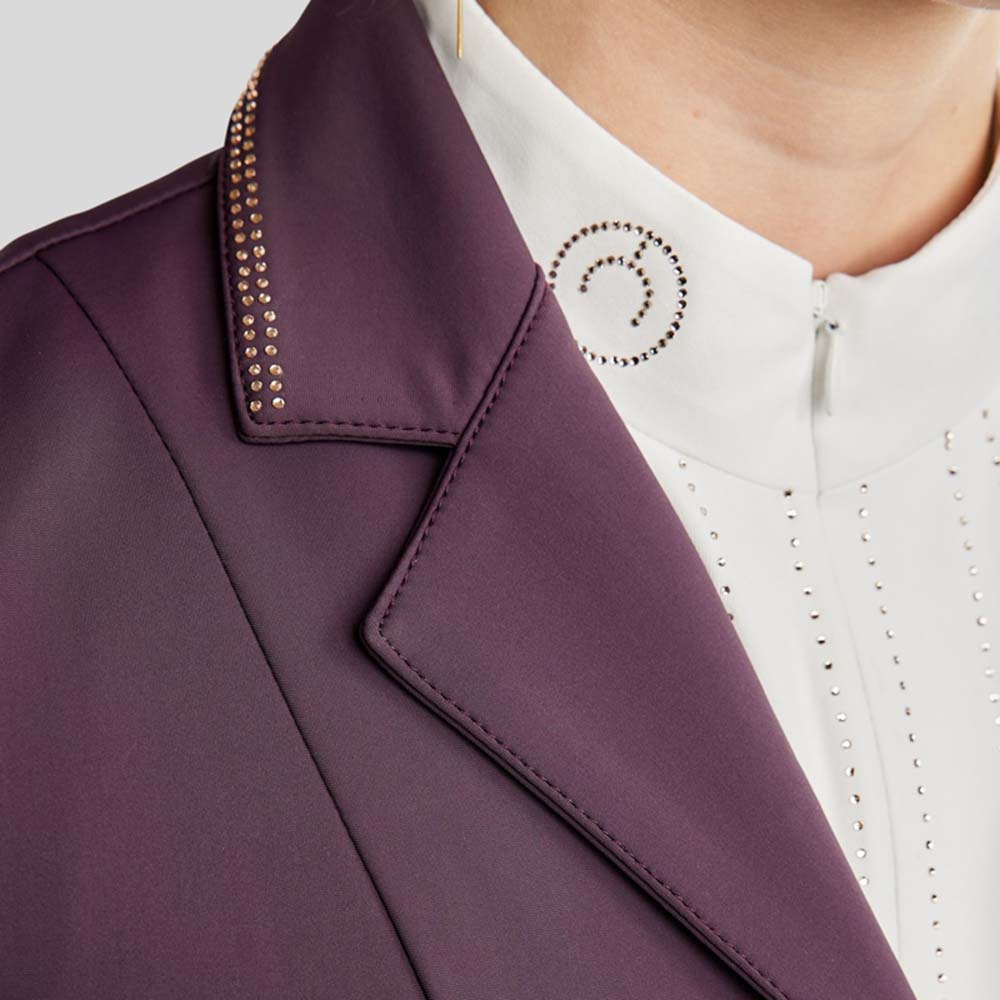 Wedstrijdjas MoBlair Softshell Champagne Crystals Fig