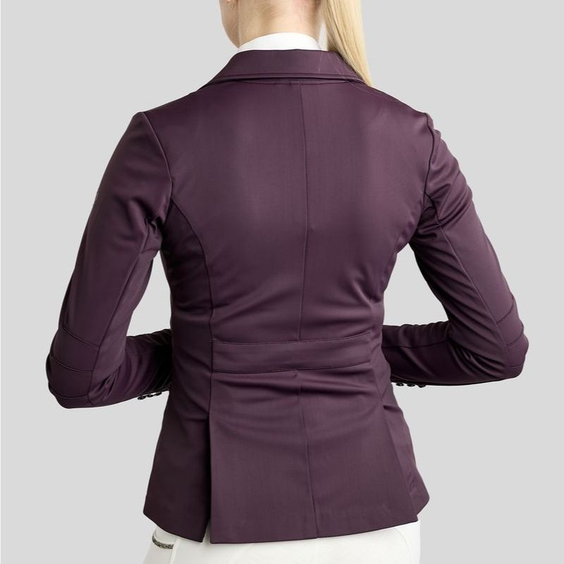 Wedstrijdjas MoKira Softshell Gun Metal Crystals Fig
