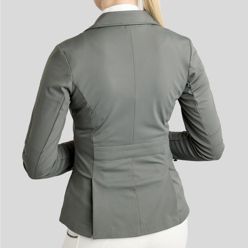 Wedstrijdjas MoKira Softshell Gun Metal Crystals Grijs