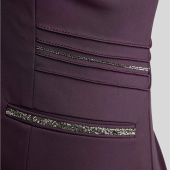 Wedstrijdjas MoKelly Softshell Gun Metal Crystals Fig Wedstrijdjas MoKelly Softshell Gun Metal Crystals Fig