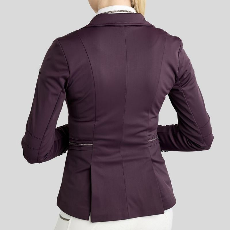 Wedstrijdjas MoKelly Softshell Gun Metal Crystals Fig
