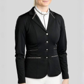 Wedstrijdjas MoKelly Softshell Gun Metal Crystals Zwart Wedstrijdjas MoKelly Softshell Gun Metal Crystals Zwart