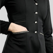 Wedstrijdjas MoKelly Softshell Gun Metal Crystals Zwart Wedstrijdjas MoKelly Softshell Gun Metal Crystals Zwart