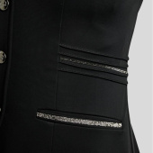 Wedstrijdjas MoKelly Softshell Gun Metal Crystals Zwart Wedstrijdjas MoKelly Softshell Gun Metal Crystals Zwart