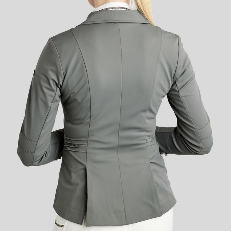 Wedstrijdjas MoKelly Softshell Gun Metal Crystals Grijs