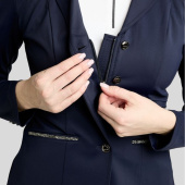Wedstrijdjas MoKelly Softshell Gun Metal Crystals Marineblauw Wedstrijdjas MoKelly Softshell Gun Metal Crystals Marineblauw