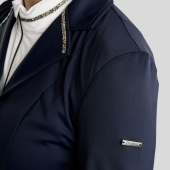 Wedstrijdjas MoKelly Softshell Gun Metal Crystals Marineblauw Wedstrijdjas MoKelly Softshell Gun Metal Crystals Marineblauw