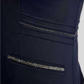 Wedstrijdjas MoKelly Softshell Gun Metal Crystals Marineblauw Wedstrijdjas MoKelly Softshell Gun Metal Crystals Marineblauw