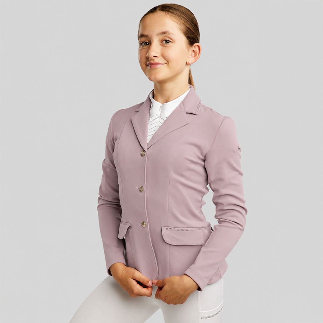 Wedstrijdjas Kind/Junior MoBlair Champagne Crystals Cheeky Pink