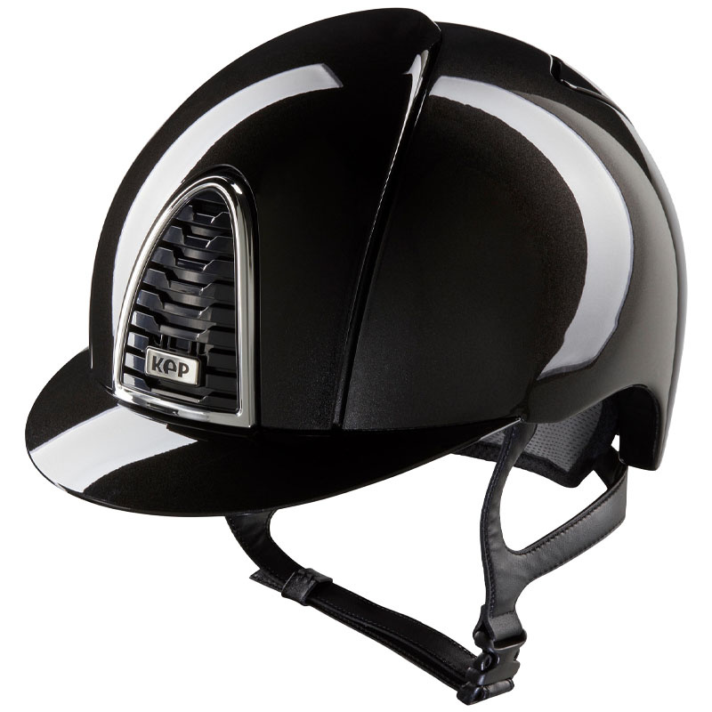 Paardrijcap Cromo 2.0 Shine Zwart