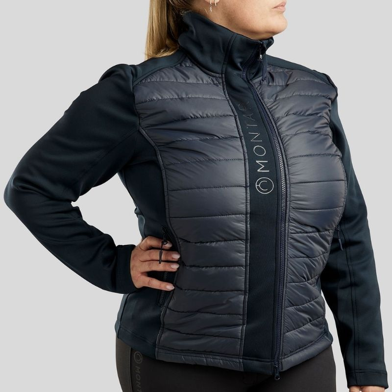 Hybride jas Emma Softshell Curve Marineblauw