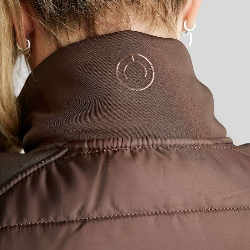 Hybride jas Emma Softshell Curve Bruin