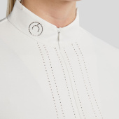 Wedstrijdshirt MoVioletta Champagne Crystals Wit Wedstrijdshirt MoVioletta Champagne Crystals Wit