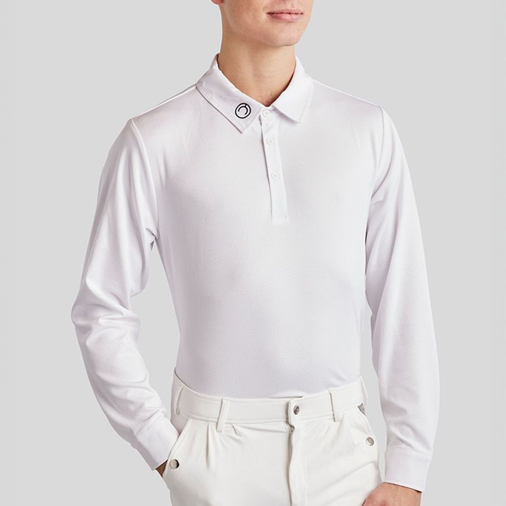 Wedstrijdshirt Heren MoWill Long Sleeve Wit
