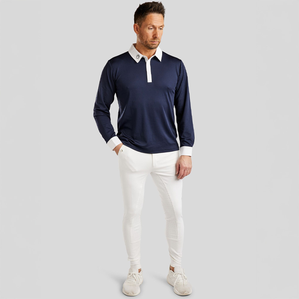 Wedstrijdshirt Heren MoWill Long Sleeve Marineblauw