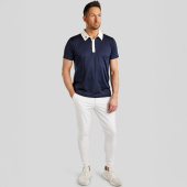 Wedstrijdshirt Heren MoWill Short Sleeve Marineblauw Wedstrijdshirt Heren MoWill Short Sleeve Marineblauw