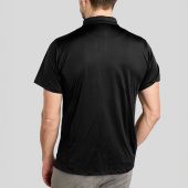 Heren Poloshirt Clubwear Zwart Heren Poloshirt Clubwear Zwart