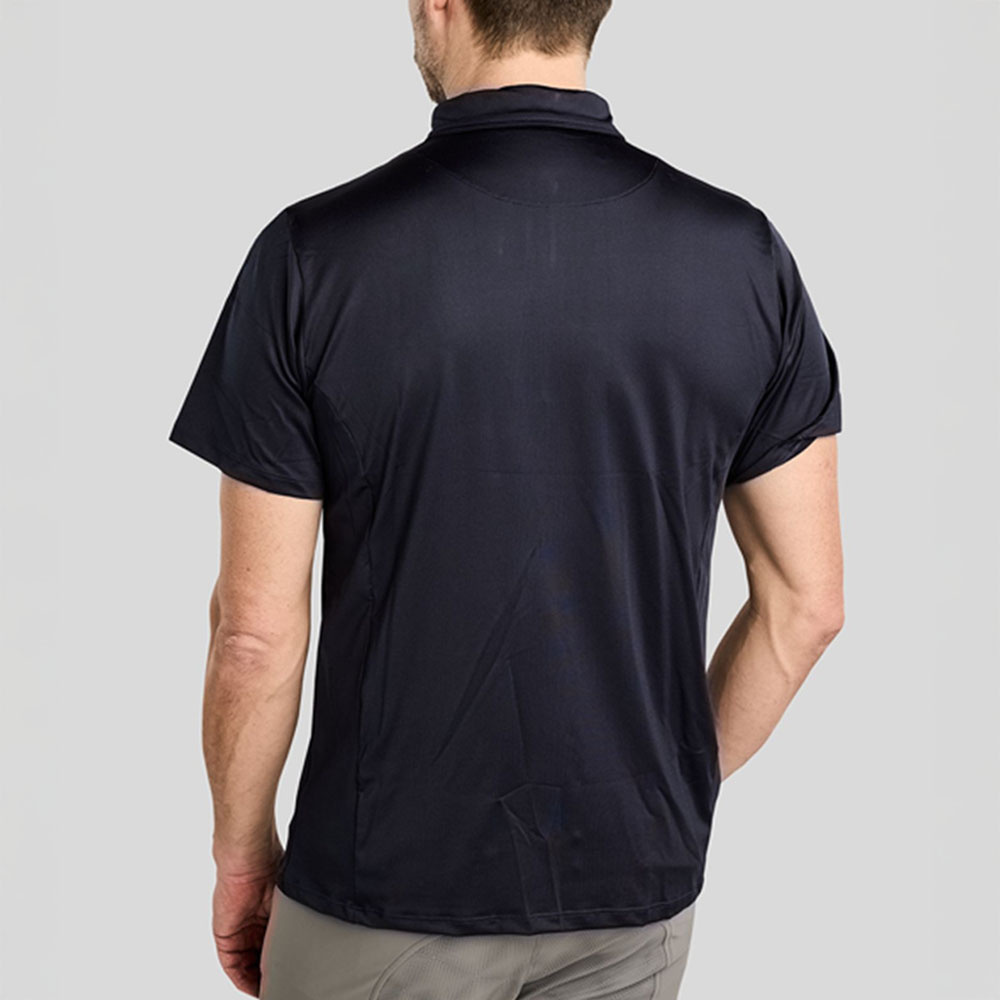 Heren Poloshirt Clubwear Marineblauw