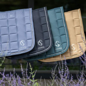 Dressuurzadeldekje Biq Square Sparkle Classic Sports Groen Dressuurzadeldekje Biq Square Sparkle Classic Sports Groen