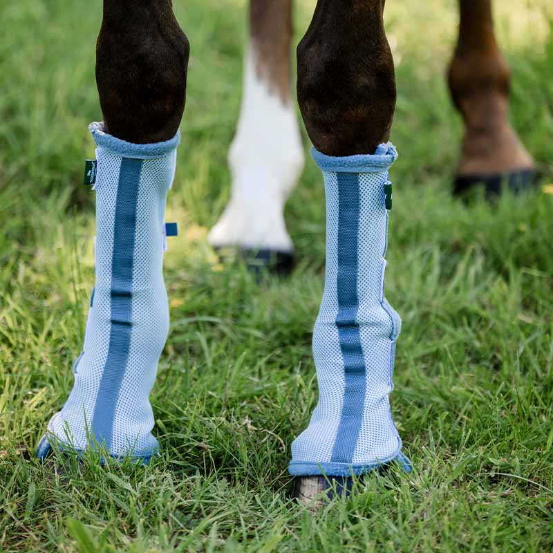 Vliegenschoenen Fly Boots Lichtblauw/Blauw/Zilver