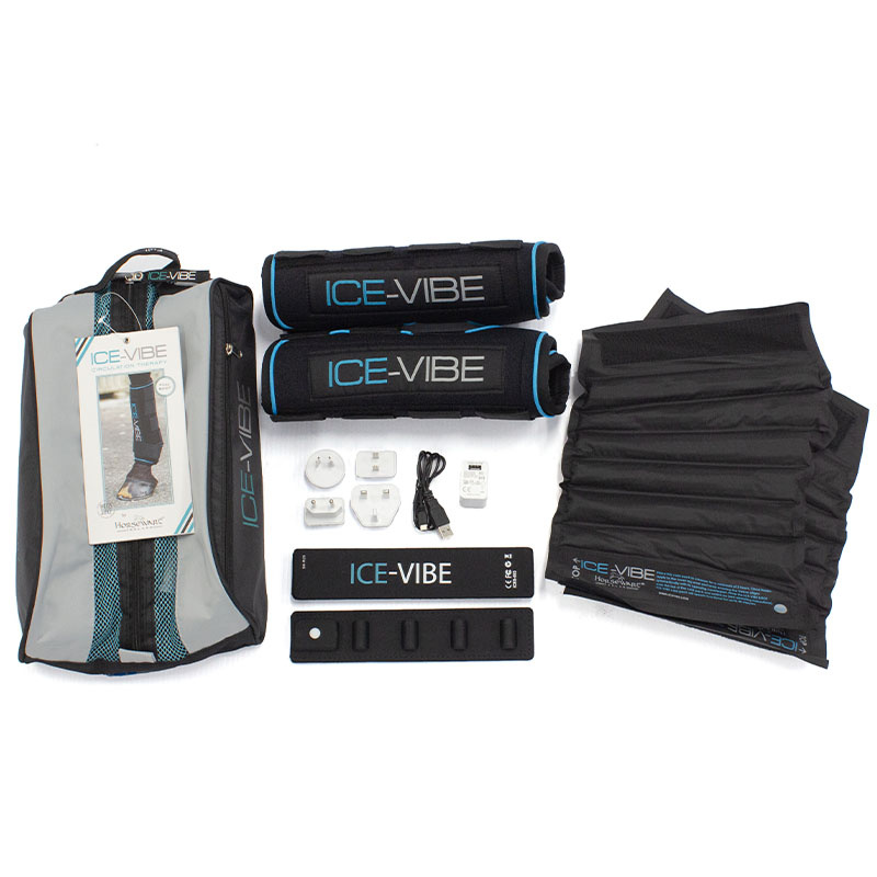 Koelbeschermers Ice-Vibe LED Zwart/Blauw
