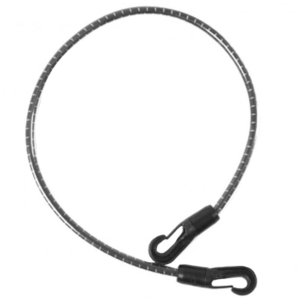 Staartkoord Elastisch PVC Zwart