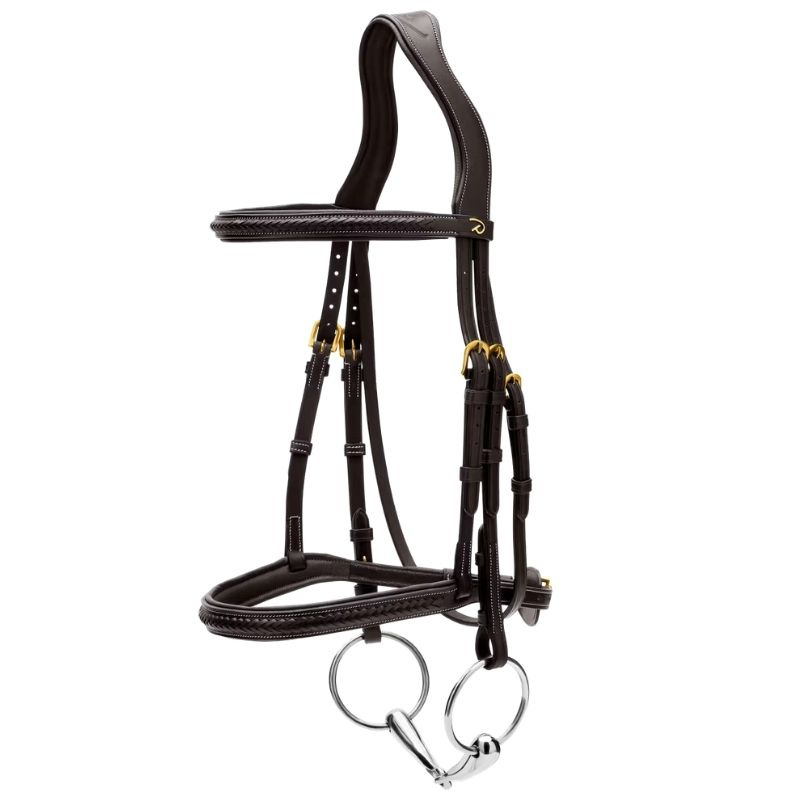 Hoofdstel zonder Sperriem Plaited Dyon Collection Zwart