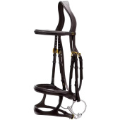 Hoofdstel Dubbele Neusriem Dyon Collection Zwart Hoofdstel Dubbele Neusriem Dyon Collection Zwart