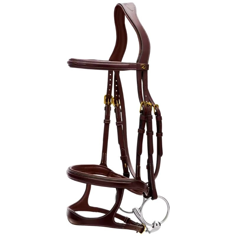 Hoofdstel Dubbele Neusriem Dyon Collection Bruin