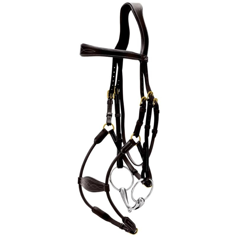 Hoofdstel Elastic Hybrid Dyon Collection Zwart