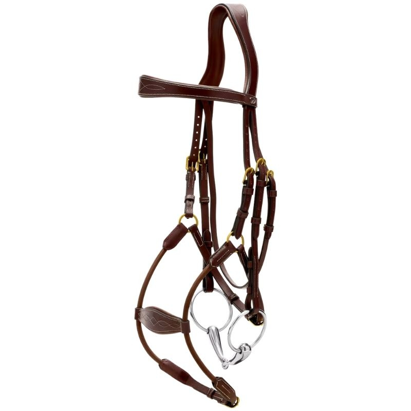 Hoofdstel Elastic Hybrid Dyon Collection Bruin