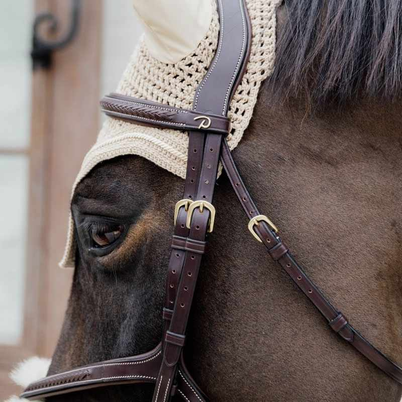 Hoofdstel Mexicaanse Neusriem Plaited Dyon Collection Bruin
