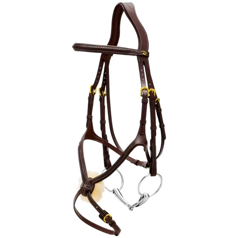 Hoofdstel Mexicaanse Neusriem Plaited Dyon Collection Bruin
